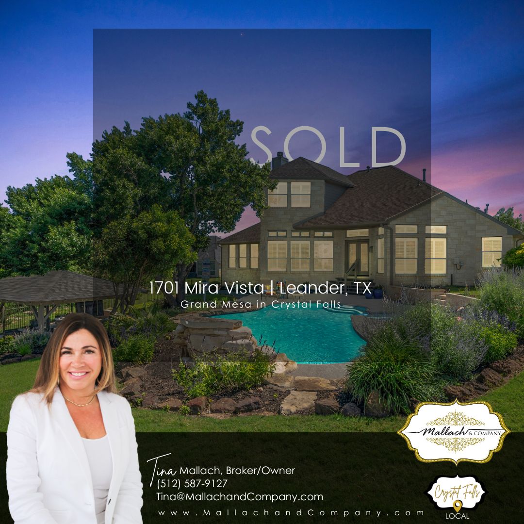 SOLD: Experience The Height of Hill Country Living at 1701 Mira Vista in Grand Mesa at Crystal Falls!