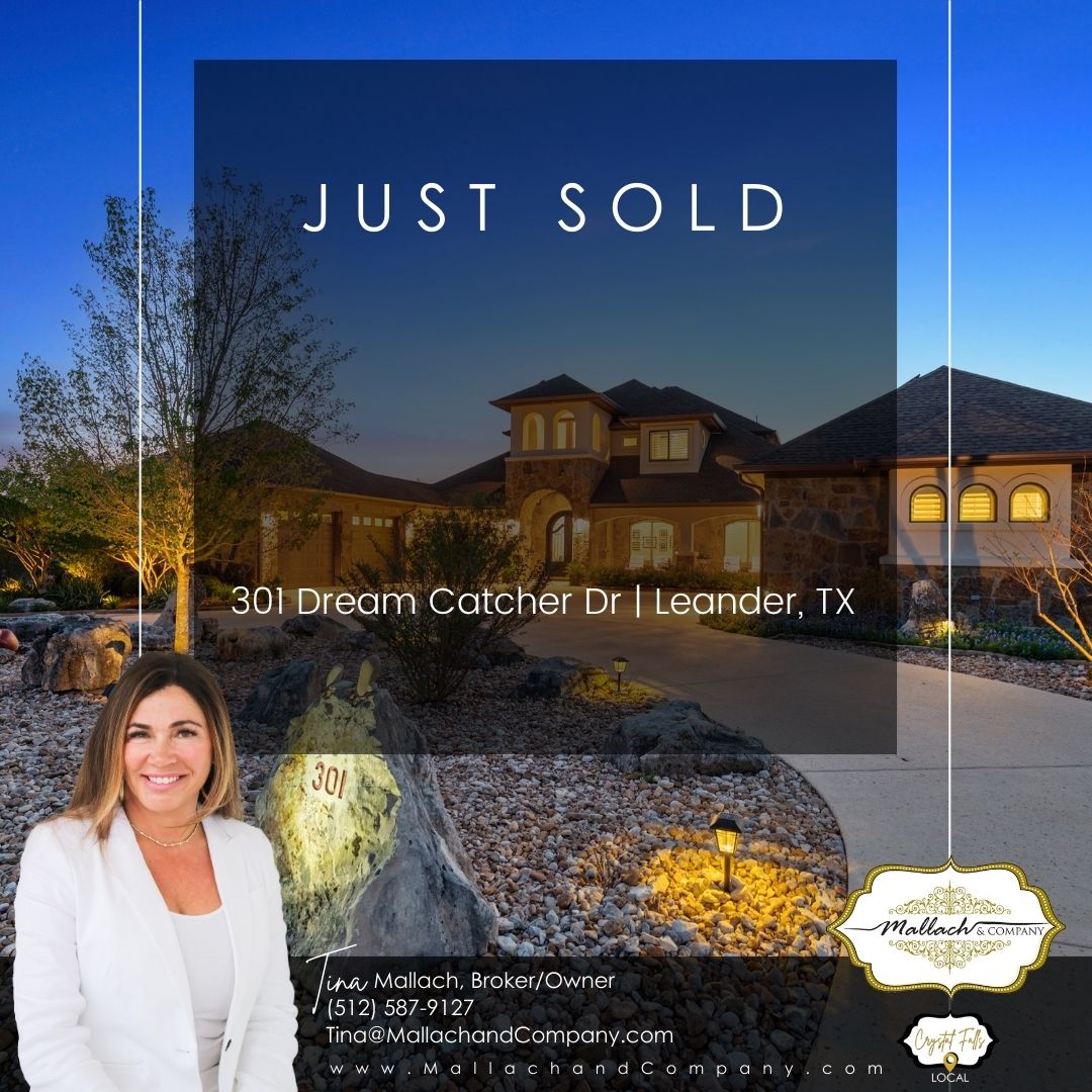 SOLD: 301 Dream Catcher Drive, Leander, TX 78641